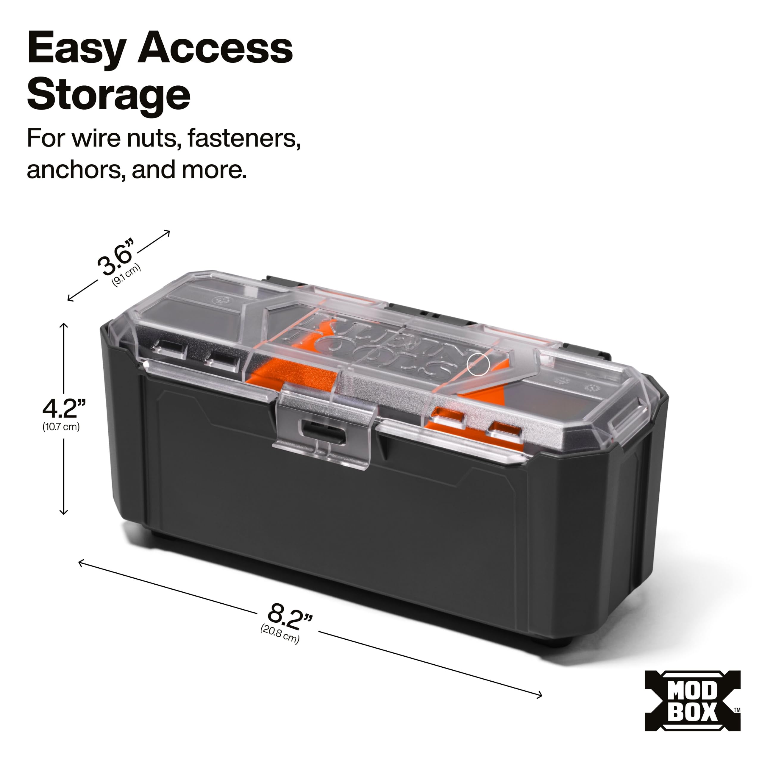 Klein Tools 54815MB MODbox Parts Bin, Modular Tool Storage System