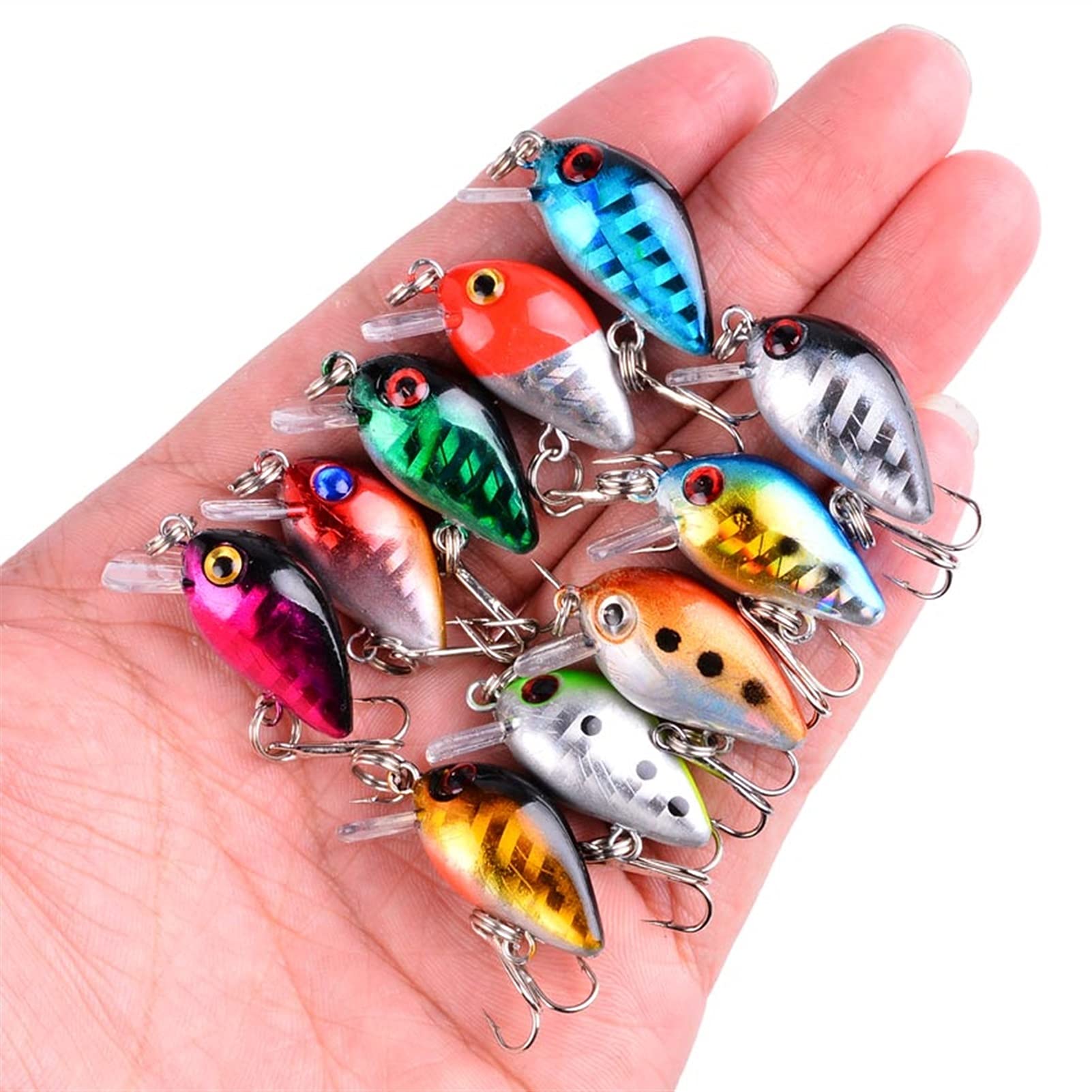 Amazon.com : YUNSI Baites and Attactants 5pcs Aorace 30mm 2g Crazy wobbler  Mini Topwater Crankbait Artificial Japan Hard Bait Pesca Floating Fishing  Lures bass Pesca for Fishing (Size : 1) : Sports & Outdoors