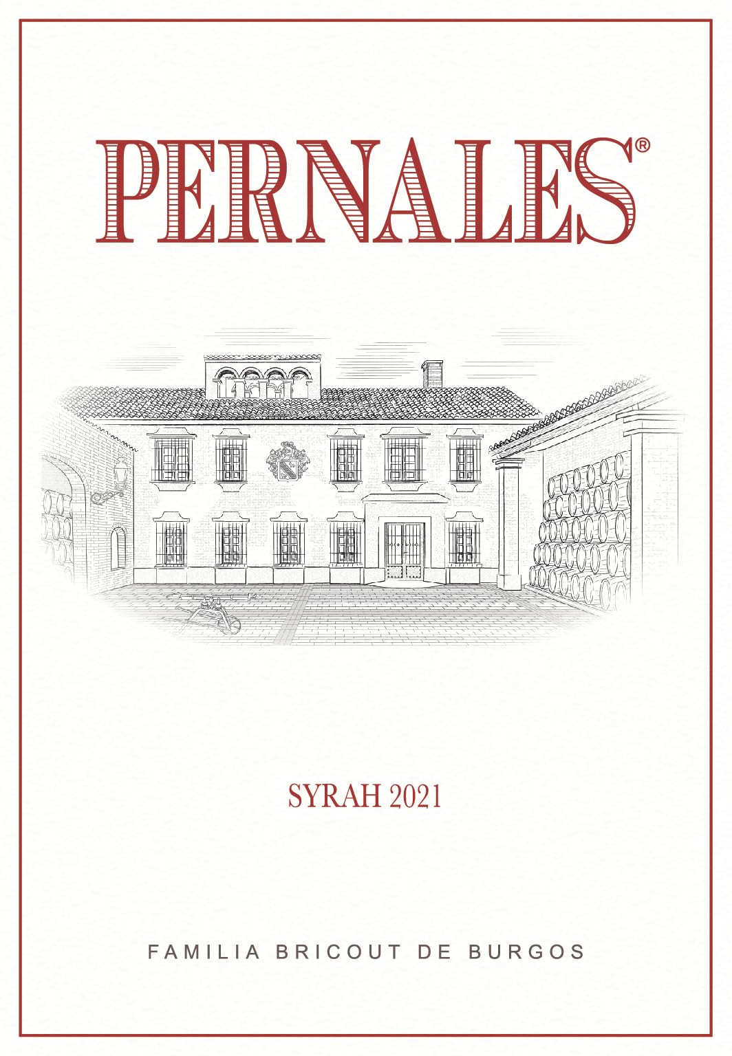Pernales Syrah - Pack 6 botellas de 75 cl - Vino tinto.