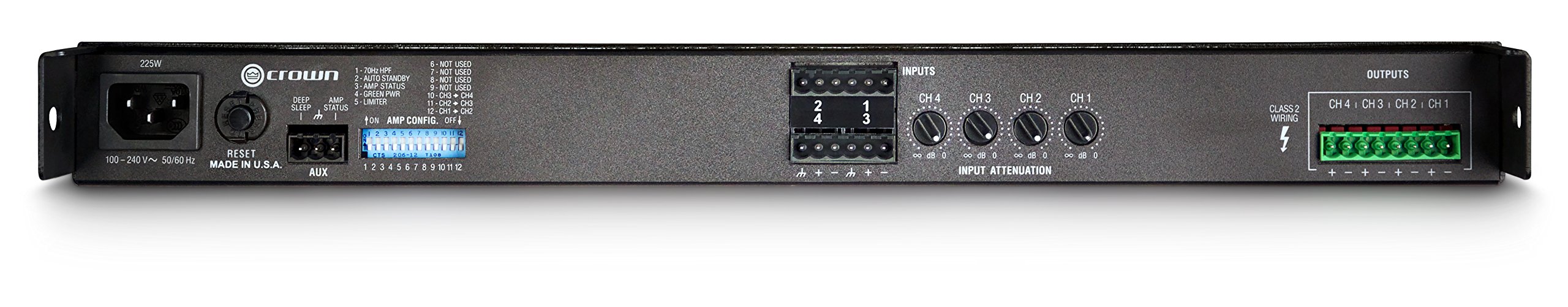 Amazon.com: Crown NCT4150A-U-US Power Amplifier : Musical Instruments