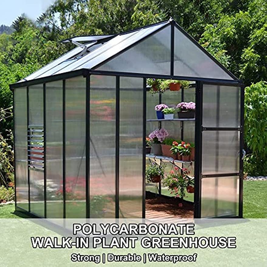 ビニールハウス 4m×3m×2m 大型温室 防寒 防水 UVカット ビニールハウス 4m×3m×2m 大型温室 防寒 防水 UVカット