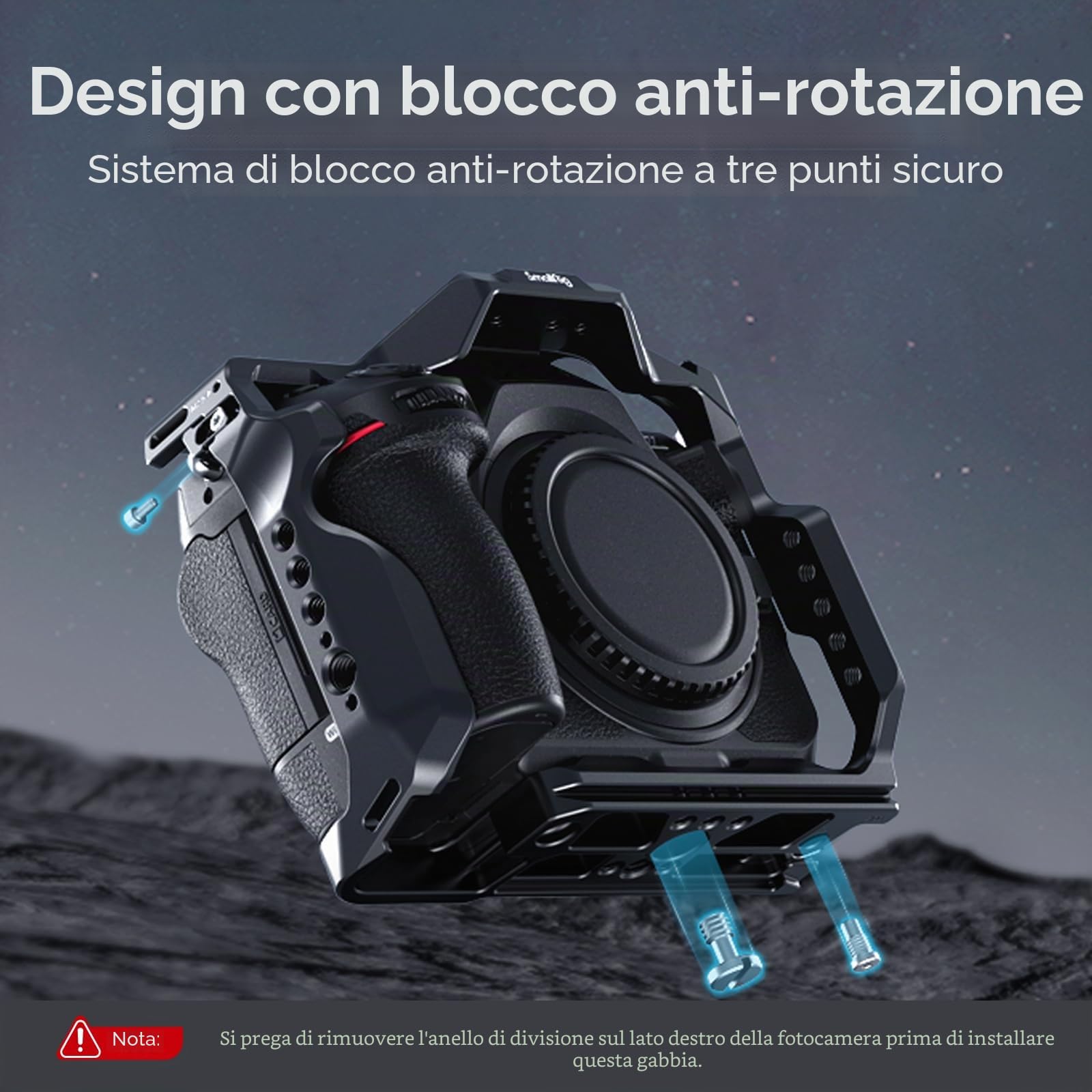 SMALLRIG Z 8 Cage Kit per Nikon Z 8, Kit Gabbia Completa in Lega di Alluminio per Riprese dal Basso, Fotografia Paesaggistica - 3941