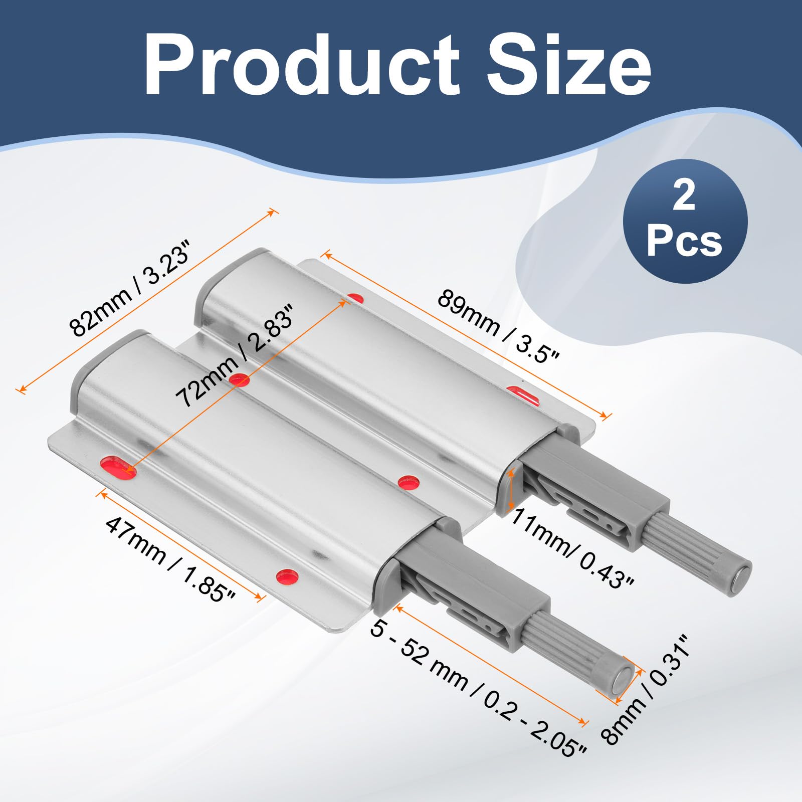 PATIKIL Magnetic Push Latches - Image 2