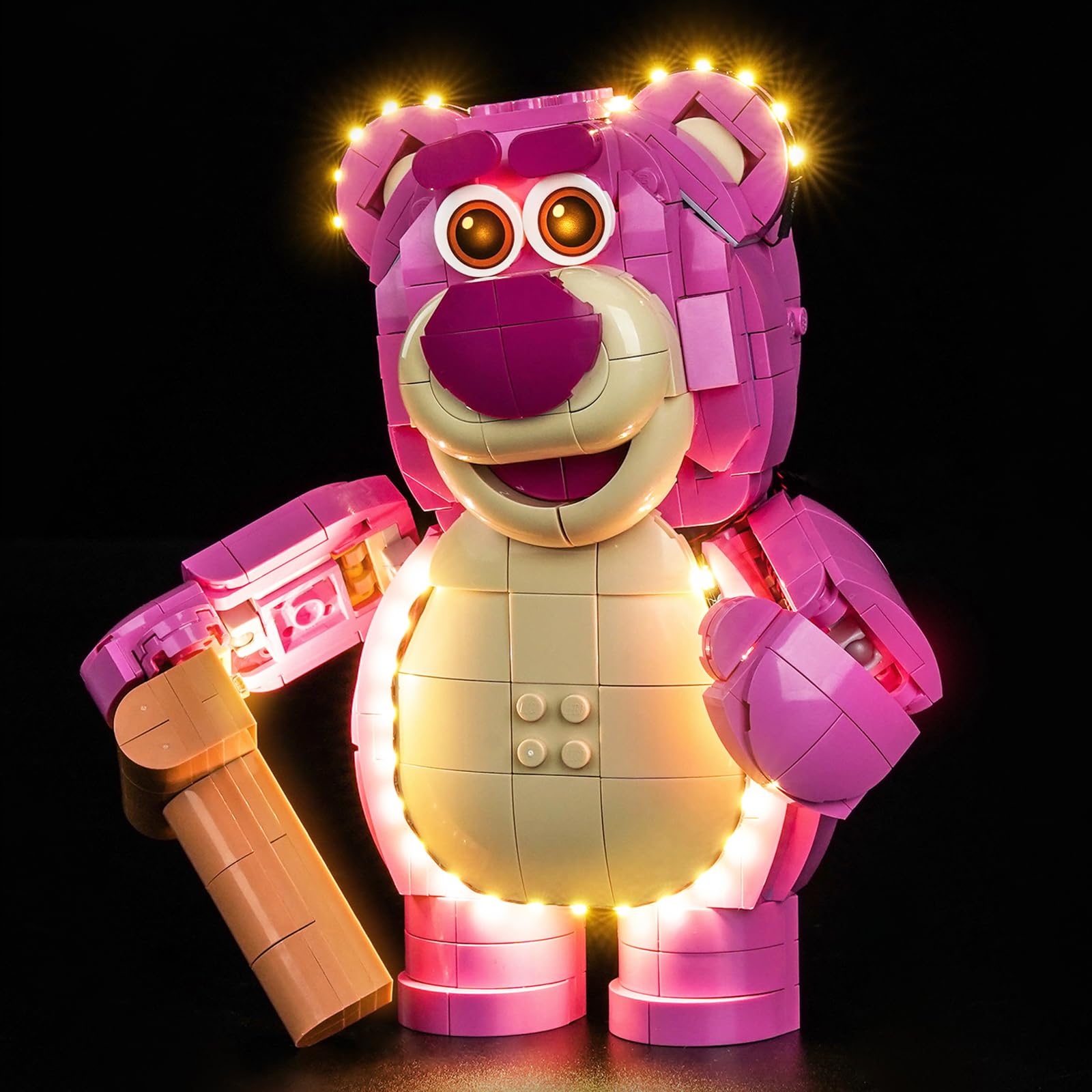 LocoLee LED Light Set Compatible with LEGO 43306 Lotso LED Decoration Lighting Kit Compatible with LEGO 43306 Building Blocks Model Only Lights Set,No Model