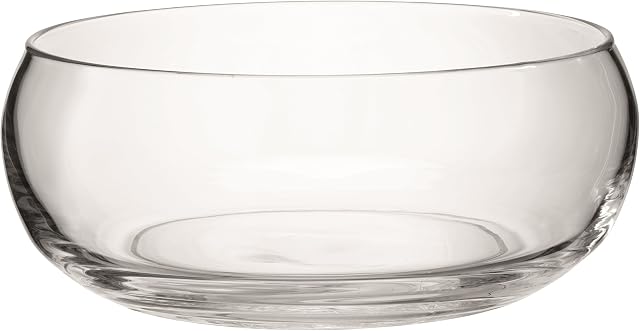 LSA Serve Low Bowl Ø27.5cm Clear| 1 Unit | Mouthblown & Handmade Glass | SZ10