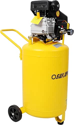 21 Gallon Vertical Air Compressor, 2.5HP Portable Ultra Quiet Oil-Free