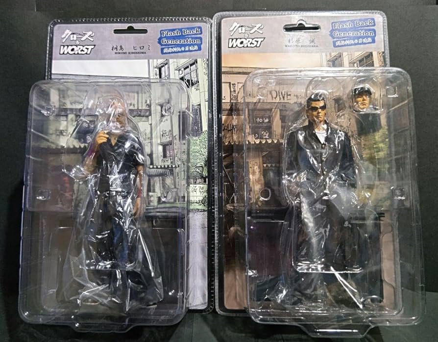 Amazon.co.jp: クローズ WORST 桐島ヒロミ 杉原誠 フィギュア : おもちゃ