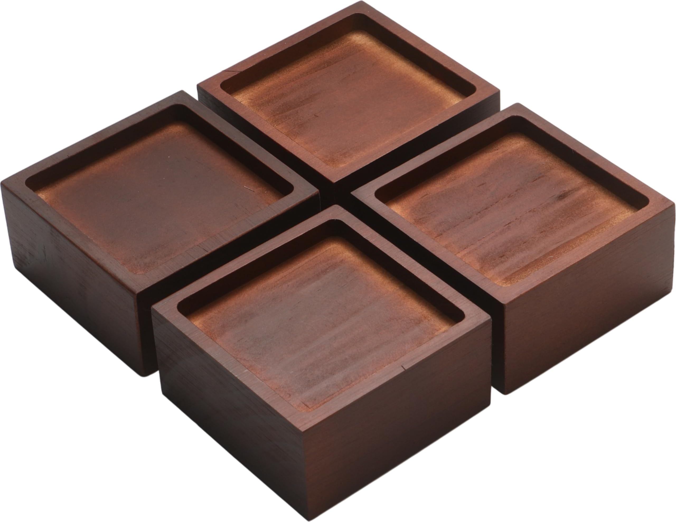 Lufia Wood Bed Risers - Raise Your Furniture -8 Lufia Wood Bed Risers - Raise Your Furniture -8