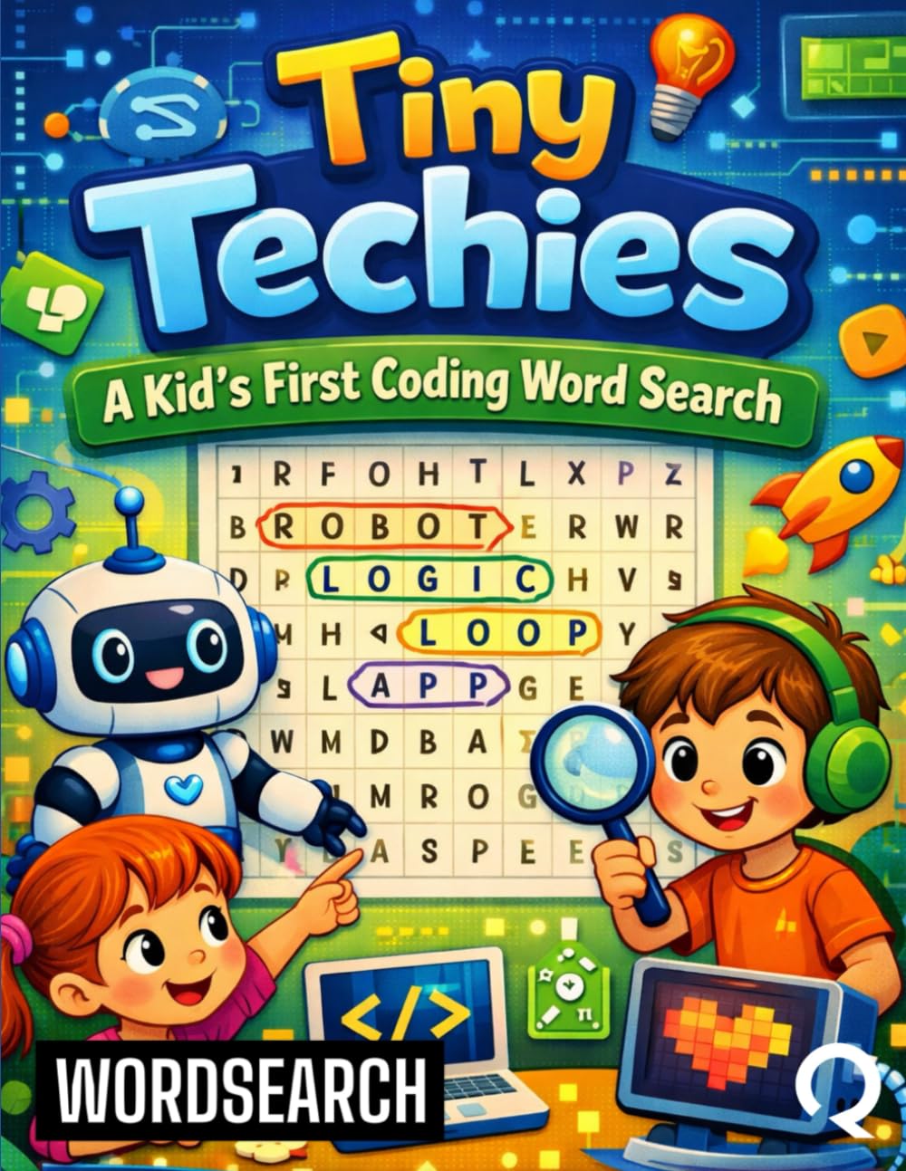 Tiny Techies: A Kid's First Coding Word Search