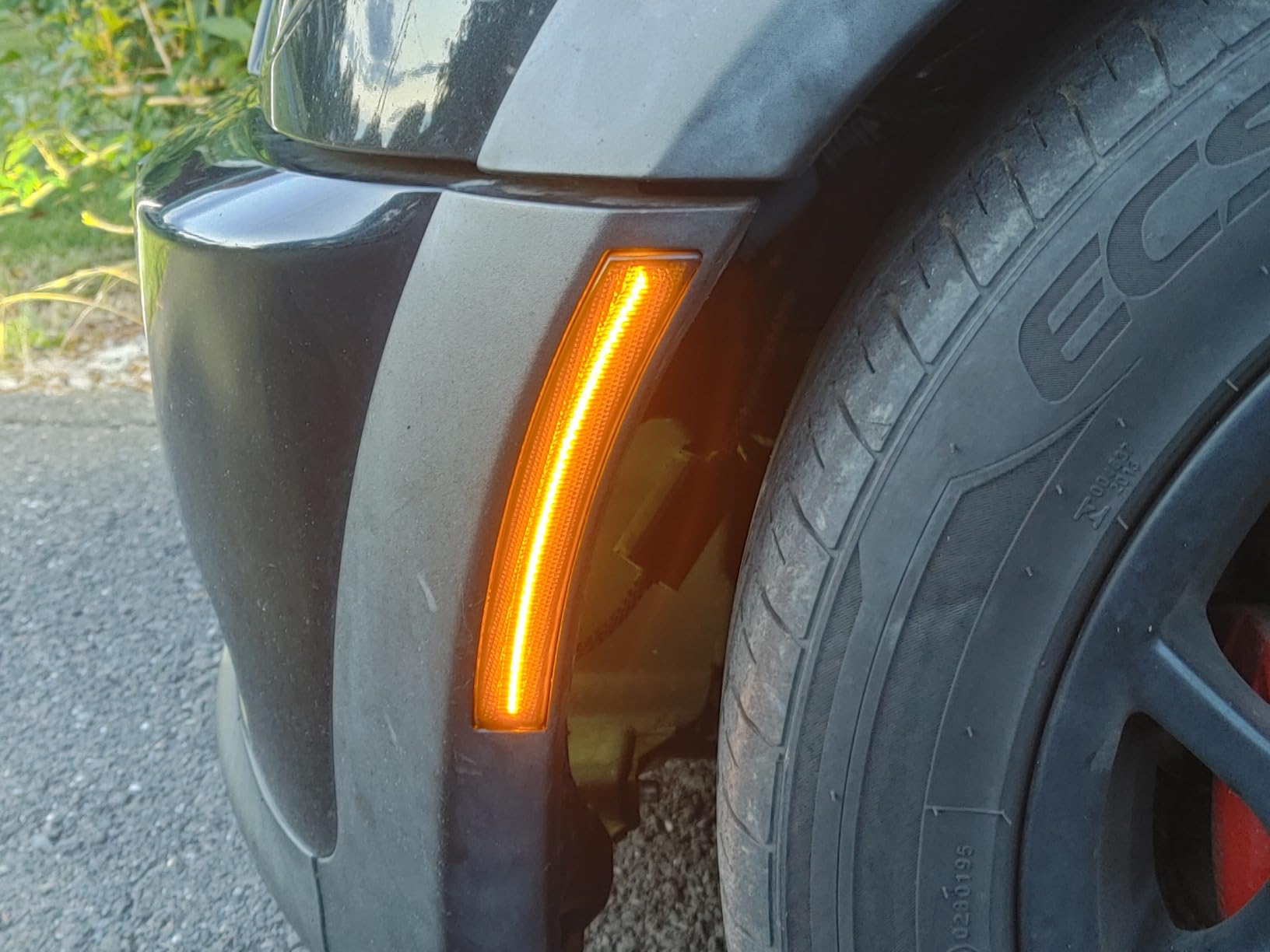 Amazon.com: iJDMTOY Smoked Lens Amber Full LED Front Side Marker