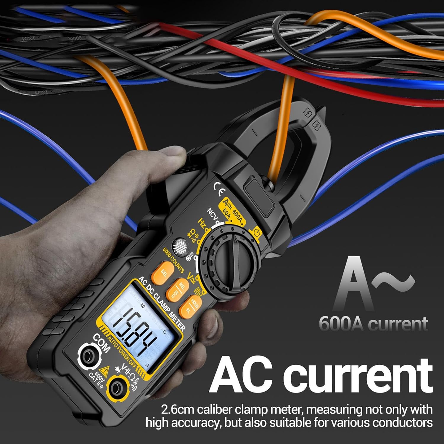 Measuring AC Current with PN108 Clamp Meter