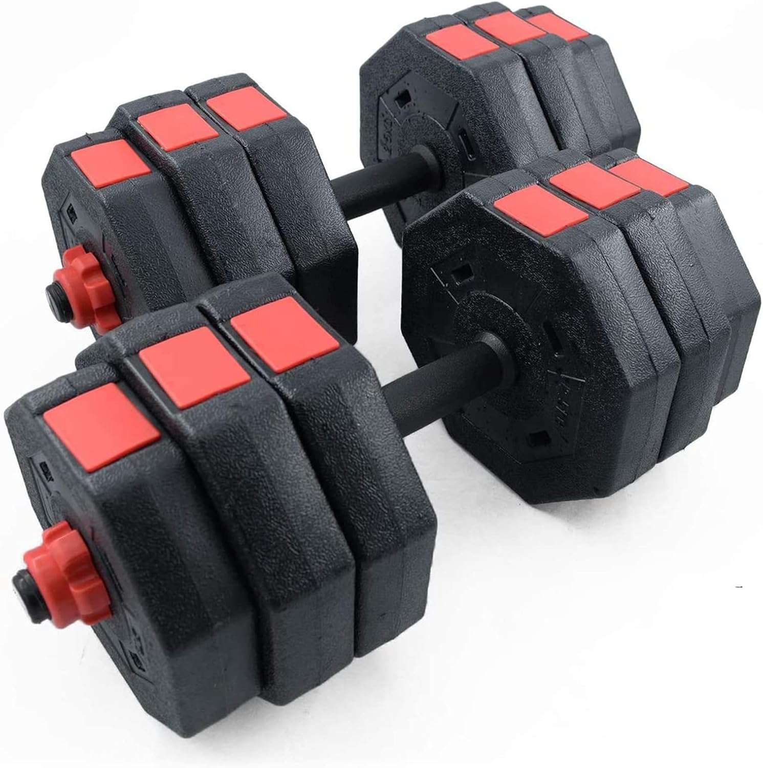 SogesHome Adjustable Dumbbells (Pair) 61.6 Pounds Dumbbells Anti