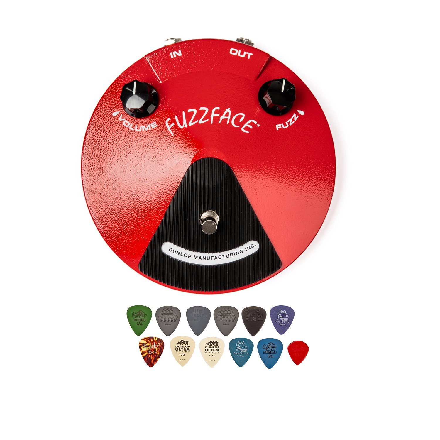 Amazon.com: Dunlop JDF2 Fuzz Face Distortion w/Bonus Dunlop Deluxe 