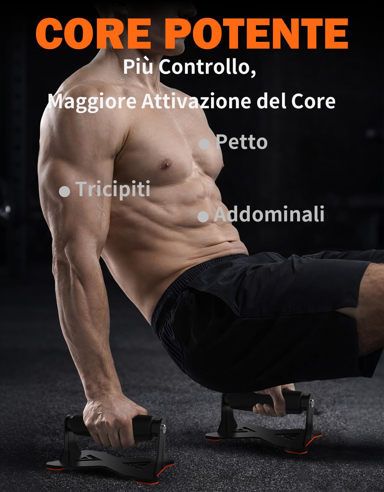 Fitarc Barre Per Flessioni, Maniglie Per Flessioni In Acciaio Robusto, Supporti Antiscivolo Per Uomini E Donne, Attrezzo Per Allenamento Di Forza A Casa
