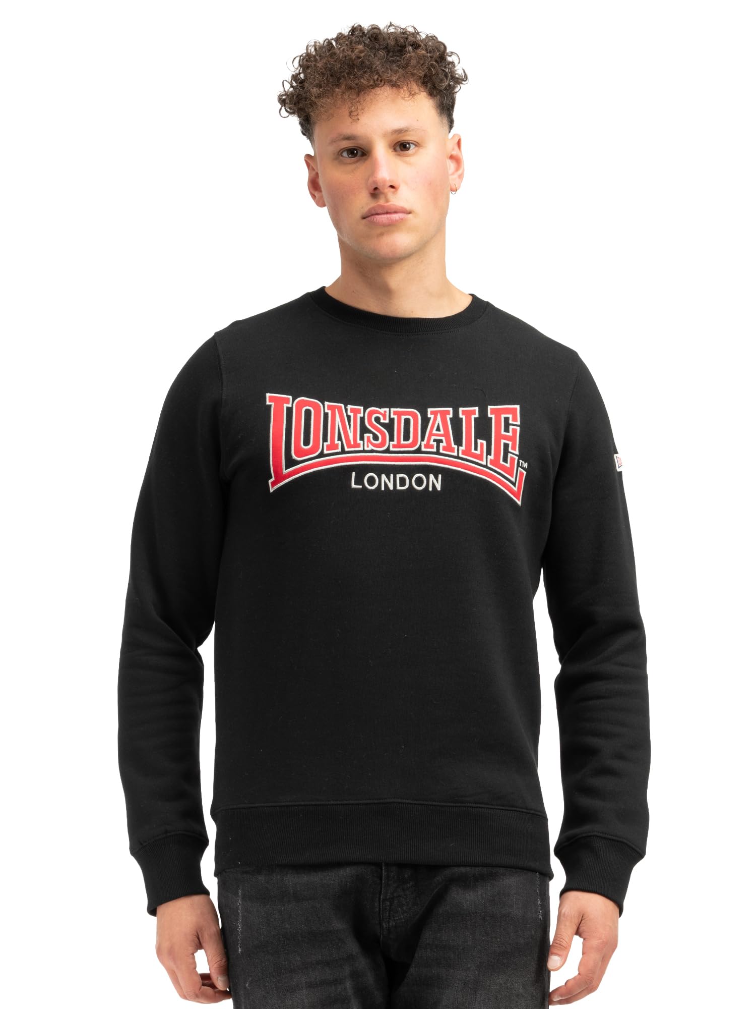 Lonsdale Men's sweatshirt - Black - XXL