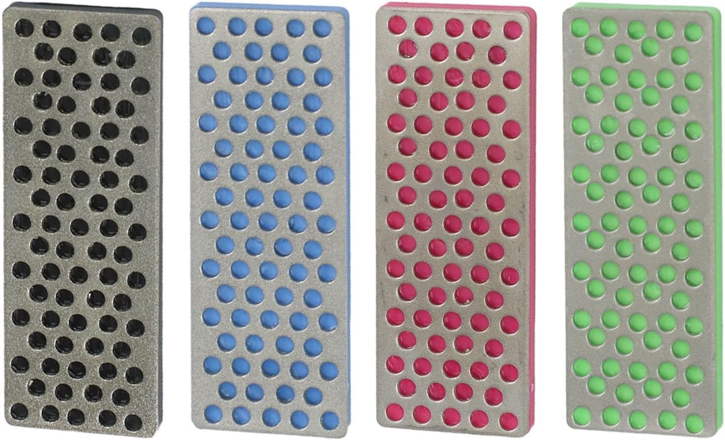 4Pcs Ski And Snowboard Edge Tuning File Set, 240/360/500/1000 Grit Metal Polishing Tools For Deburring, Rust Removal And Mirror Finish, Winter Sports Accessories