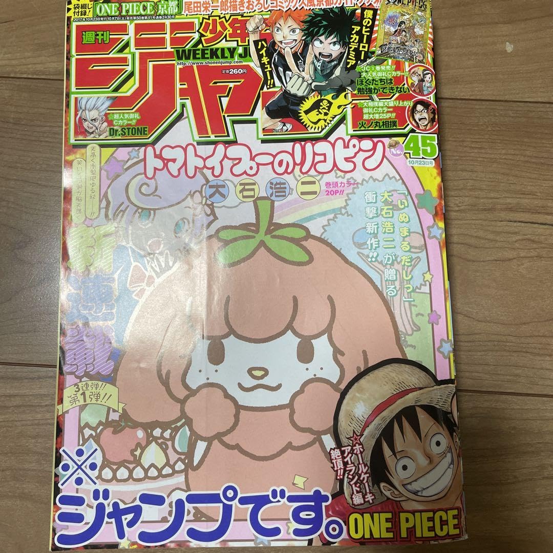 Amazon.co.jp: 週刊少年ジャンプ2017年45号 ワンピース 付録 794巻 袋  