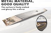 Vista 4 de Kit de molduras de parabrisas dividido para Harley Road Glide 15-24, aluminio dividido lateral de parabrisas lateral para Harley Touring Road Glide