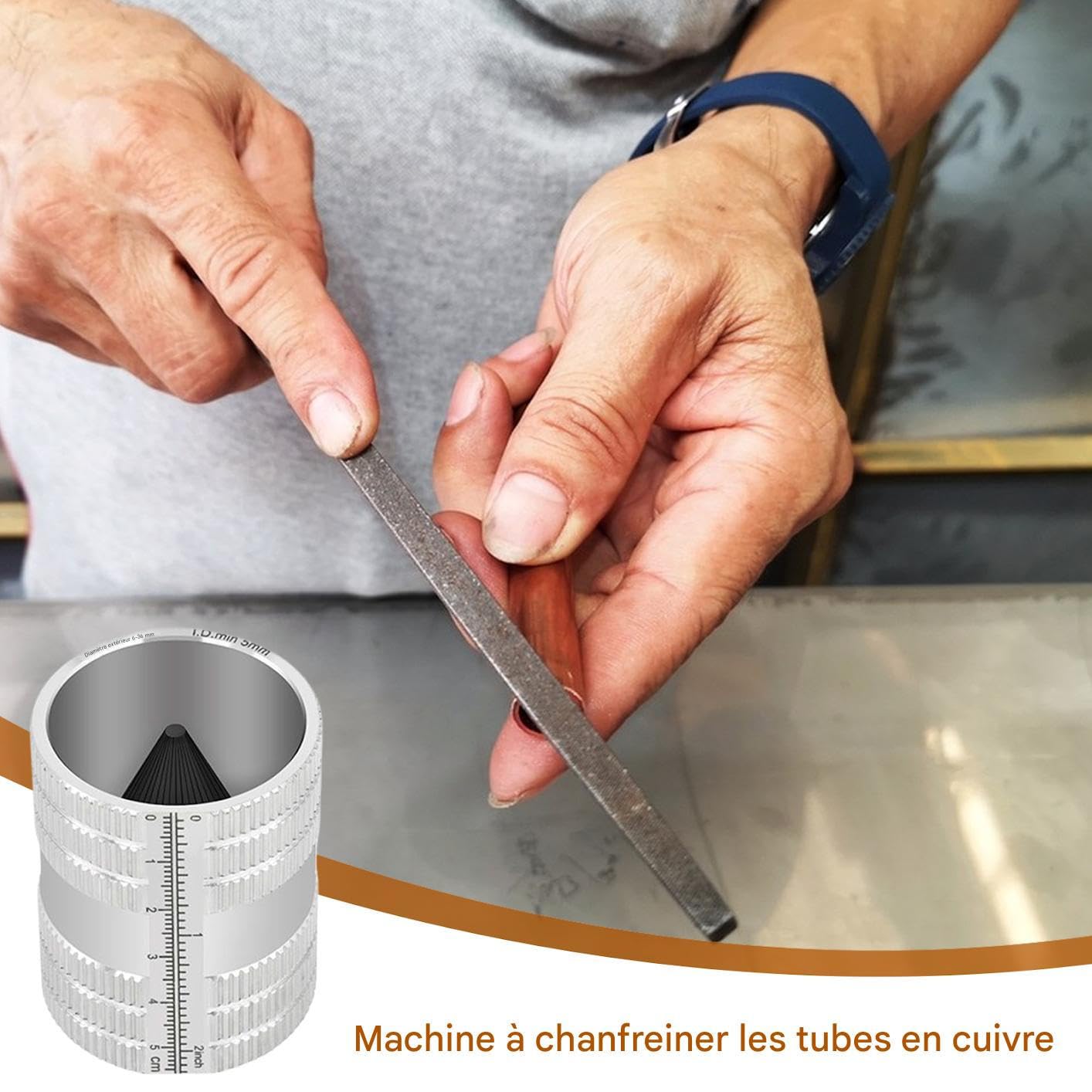 Alésoir à Tuyaux Alésoir Chanfreineur Ébavureur Pour Tube