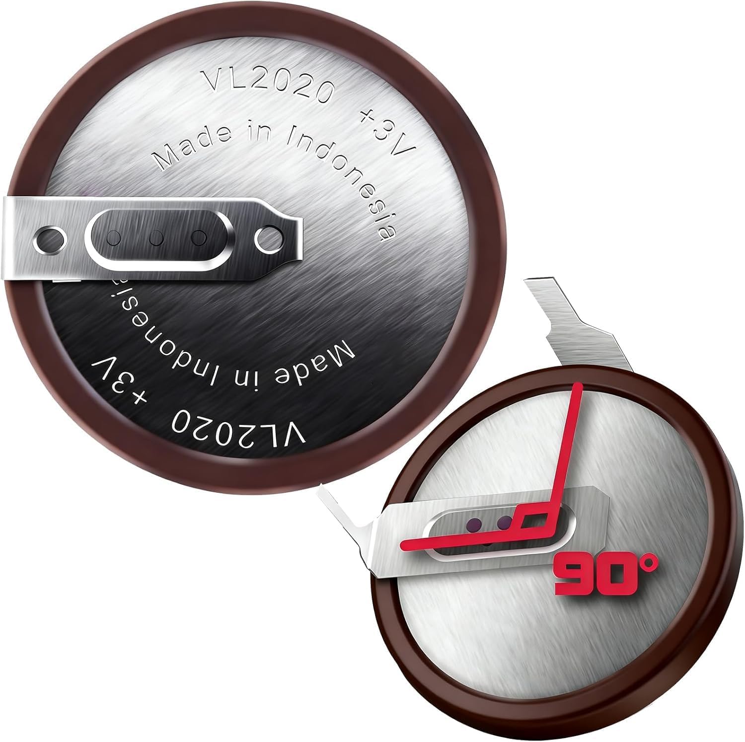 1 Pile de clé BMW VL2020 Rechargeable 3V pour télécommande sans clé BMW