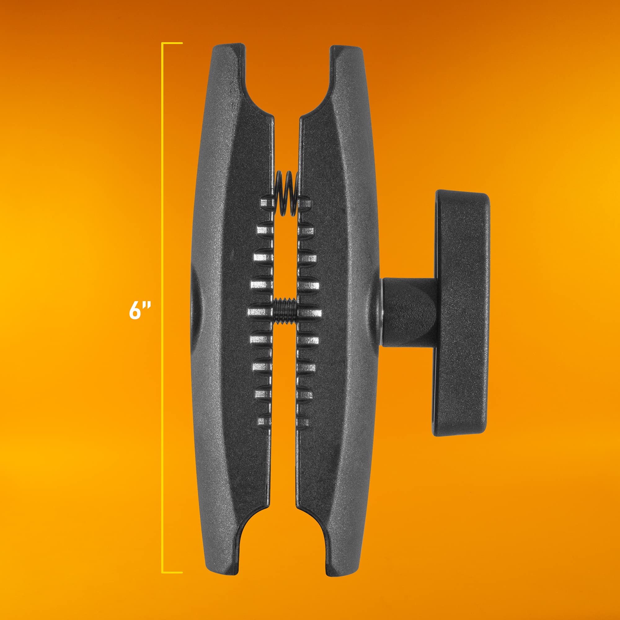 iBOLT Mounts- 6 inch Composite Dual Ball Socket Arm for 38 mm / 1.5 inch Ball Joint Adapters and Bases