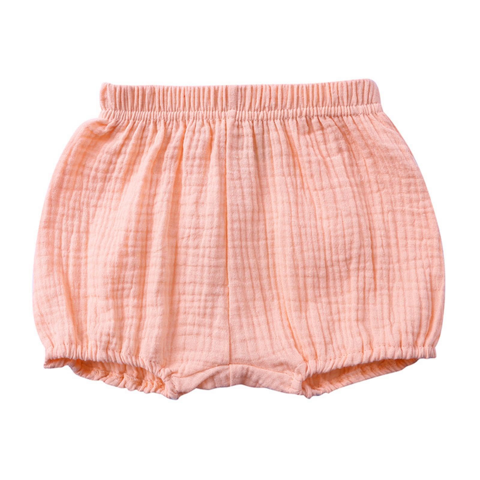 Kinder Unisex Sommer Kurze Hosen Kleinkind Baby Mädchen Jungen Baumwolle Leinen Solide Shorts