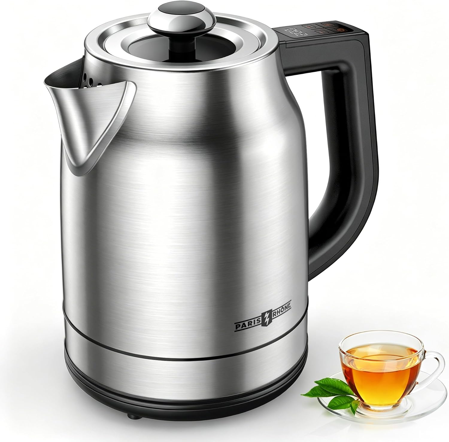 Electric Kettle Temperature Control, 1.7L 1500W Electric Tea Kettle with 13 Temperature Settings, Strix Thermostat, LED Display&Touch Control, Auto Shut-Off Protection, Boil Dry Protection