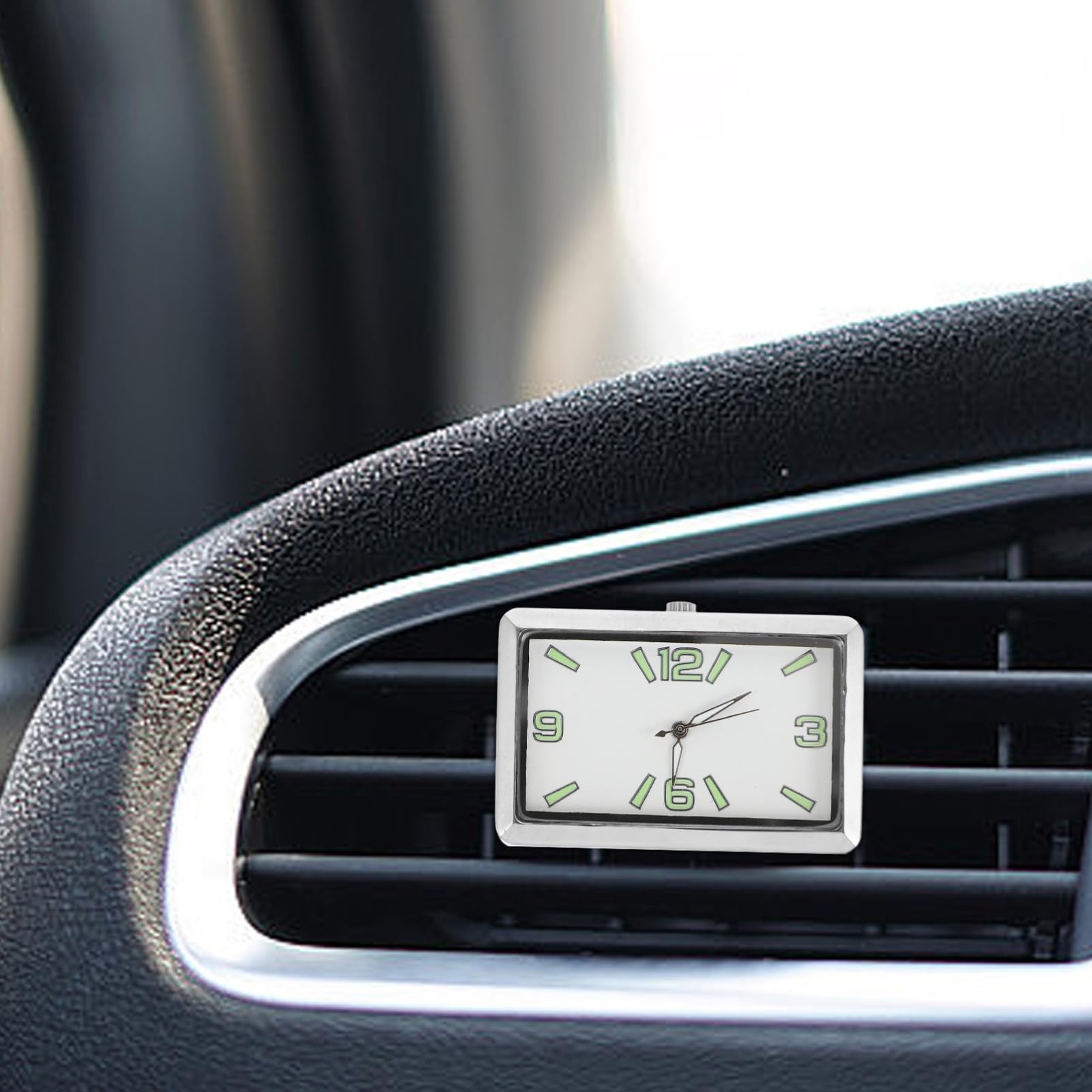 5piezas Reloj De Coche Luminous Reloj Digital Para Tablero De Vehículo Para Automóvil Instalación y Precisión Quartz Para Interior De Coche