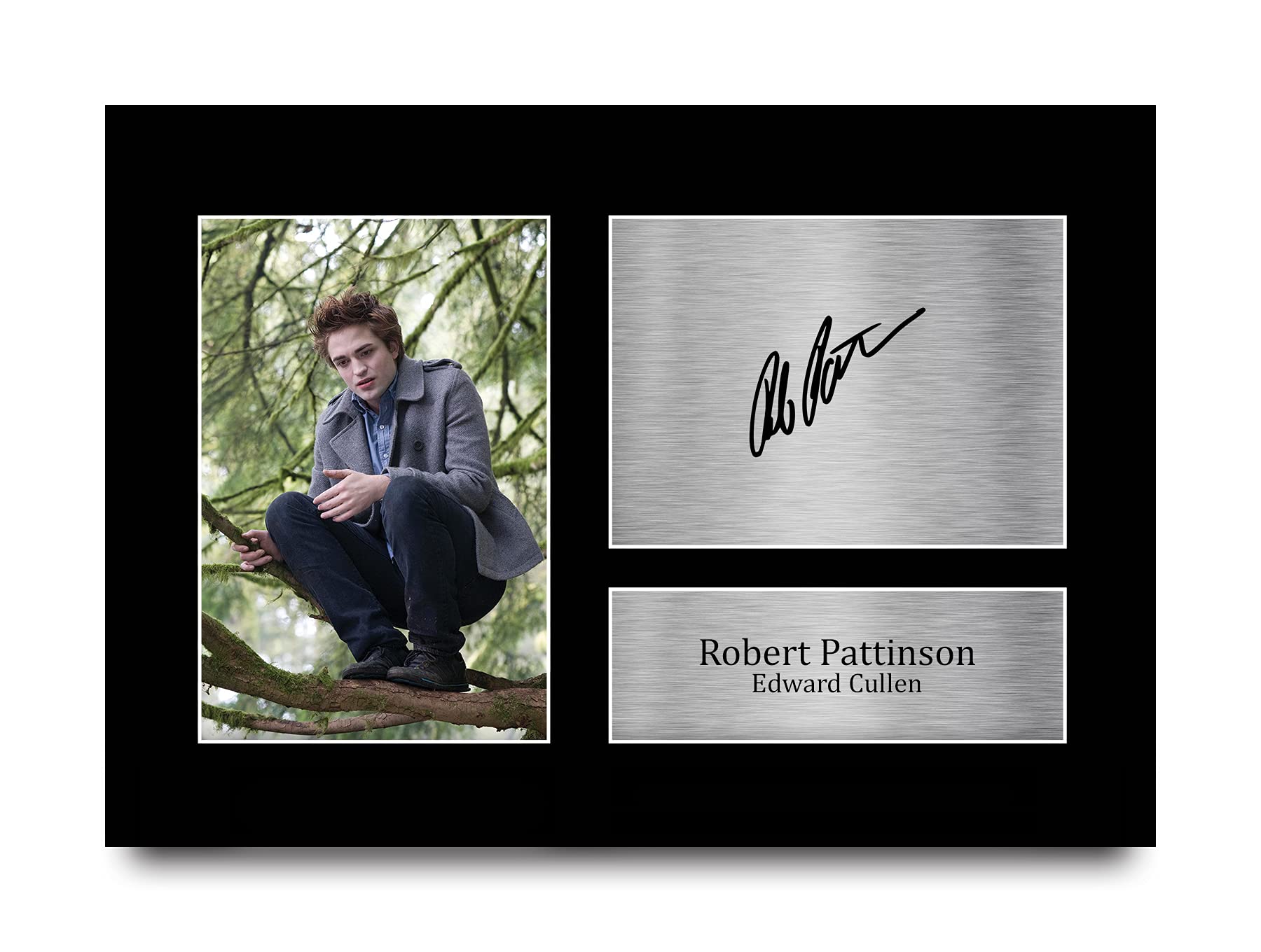 HWC Trading A4 Robert Pattinson Twilight Gifts Printed Signed Autograph Picture for Movie Memorabilia Fans