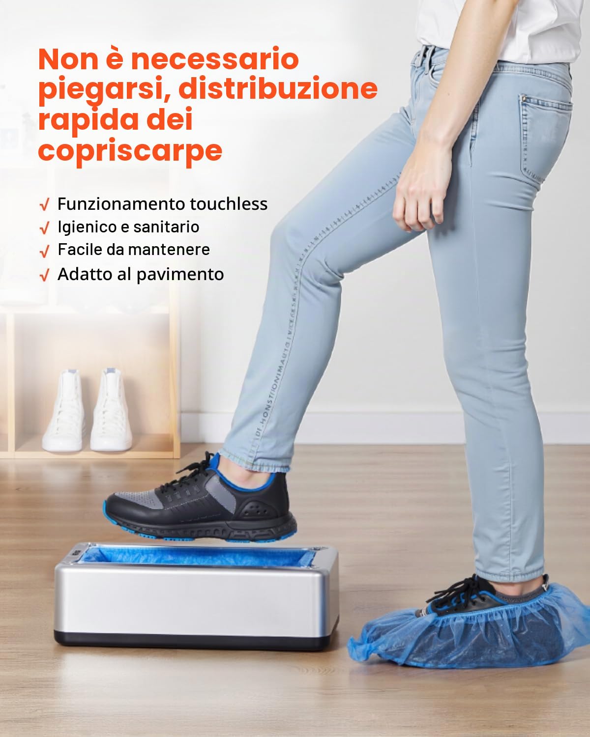 VEVOR Distributore Automatico di Copriscarpe