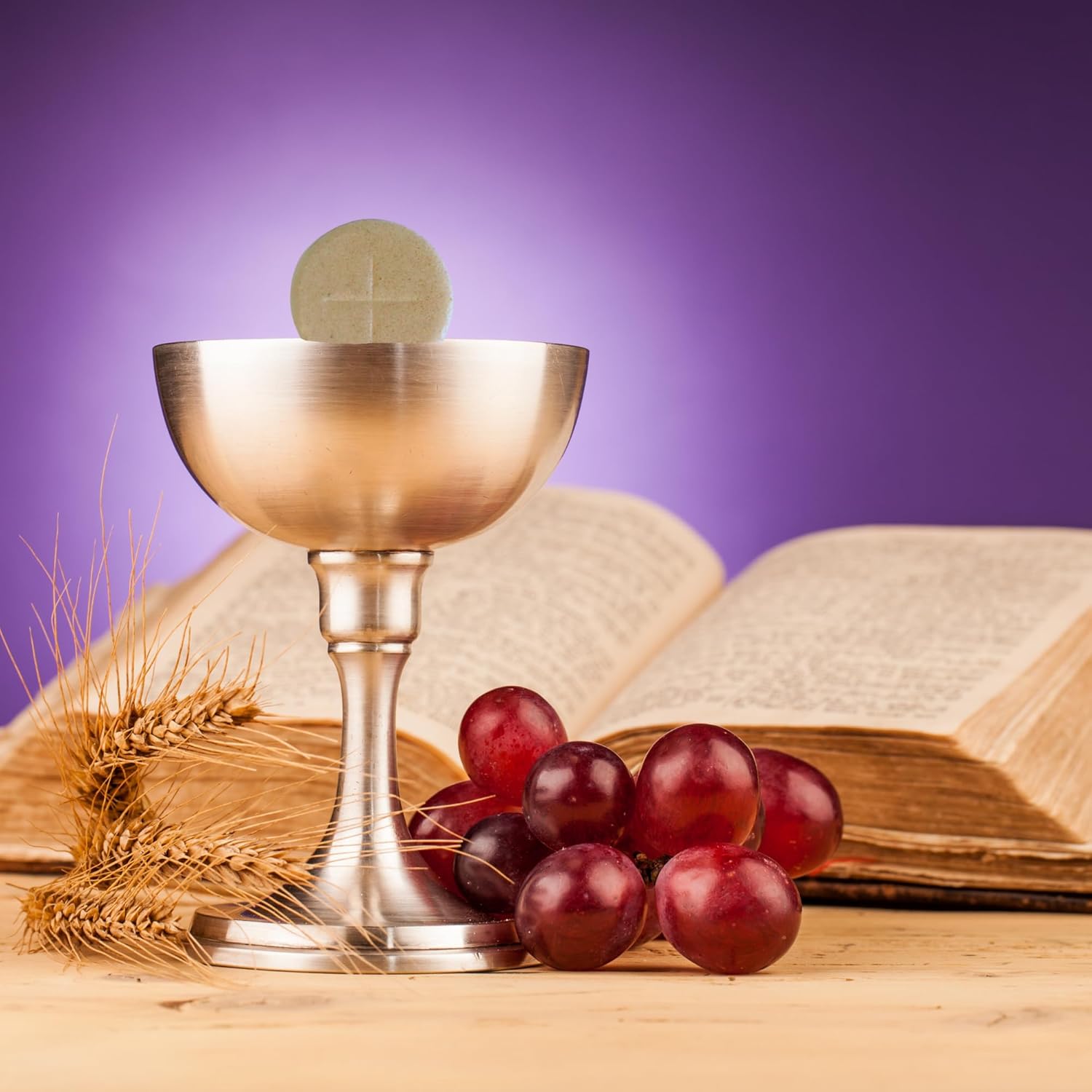 Candy Creations On Cloud 9 Wheat Hosts Altar Bread 1 1/8"", 1000 per Container