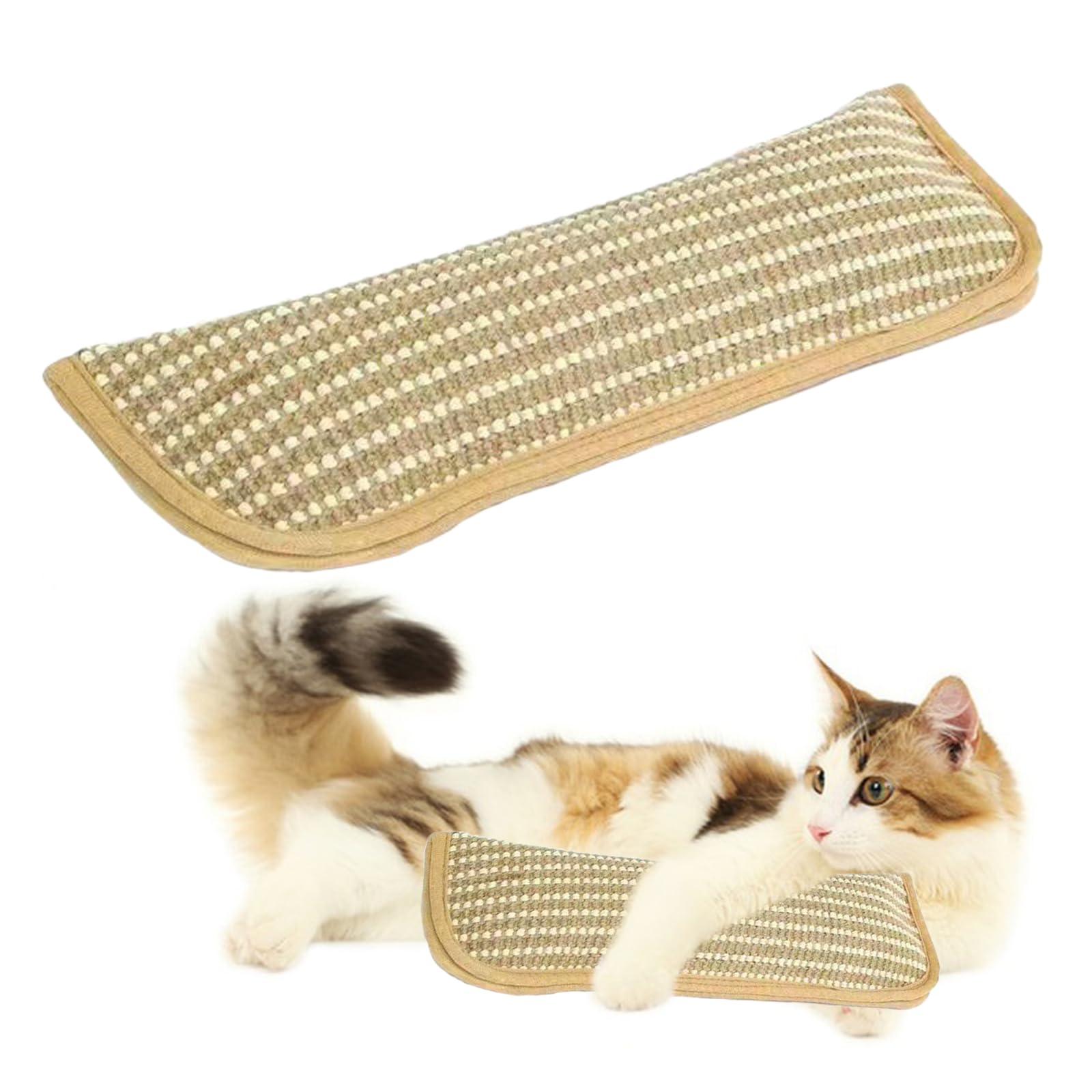 LUYIEDHA Catnip Toys, Cats Chew Toy Sisal,Cat Catnip Toys Pillows Natural Sisal for Indoor & Kitten, Cat Nip Toy Natural Sisa for Interactive Playing and Chewing (beige)