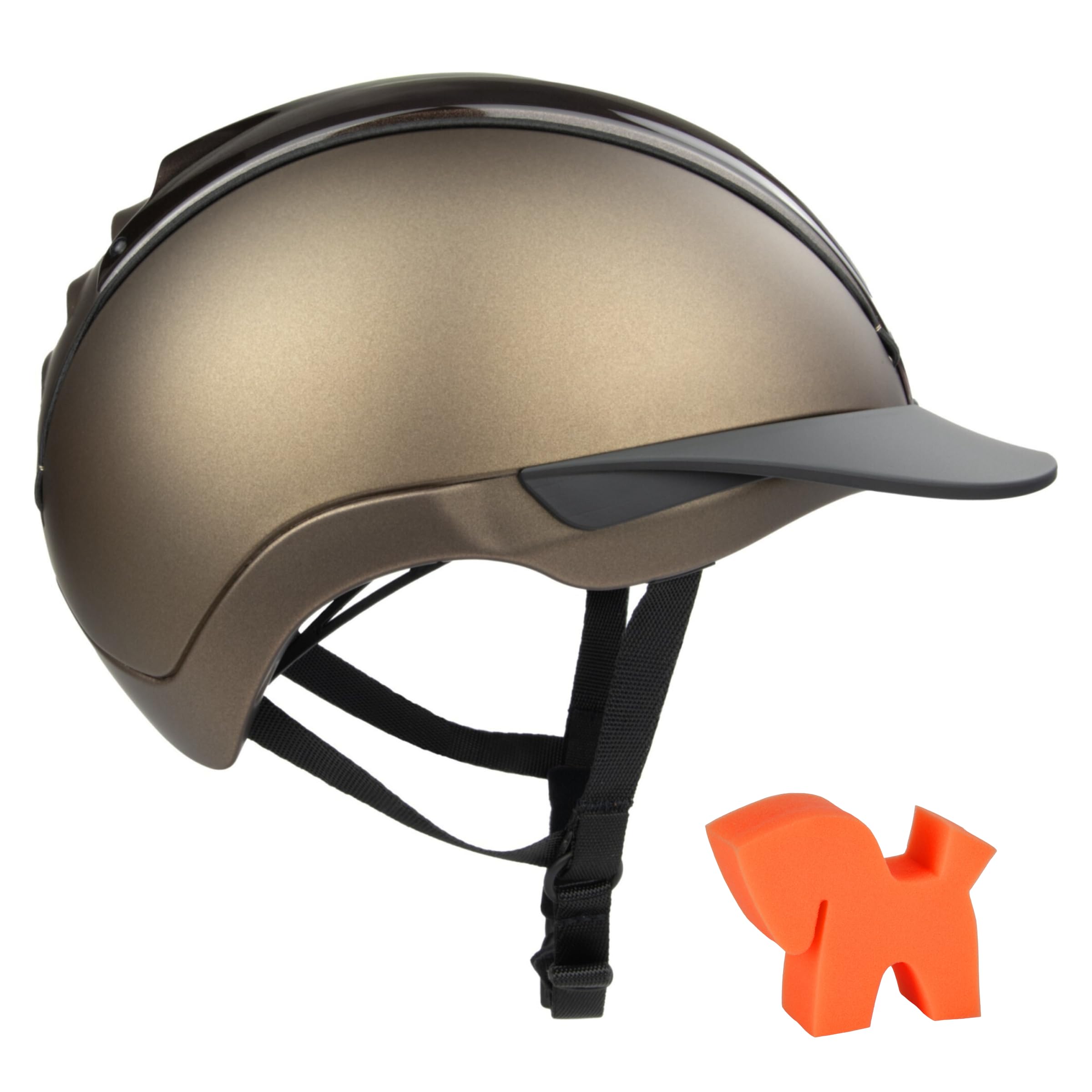 RL24 - Casco Reithelm Duell Prime inkl. Putzschwamm – Damen & Herren Reitkappe – Perfekter Sitz – Helm zum Reiten – gut belüftet – Reiterhelm in vielen Farben & Größen