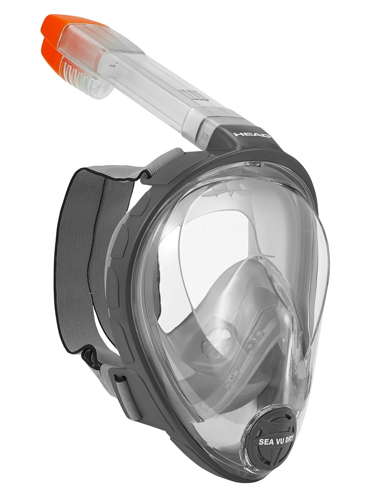 Mares Cabeza VU seco Snorkel Full Face Mask, Large/X-Large
