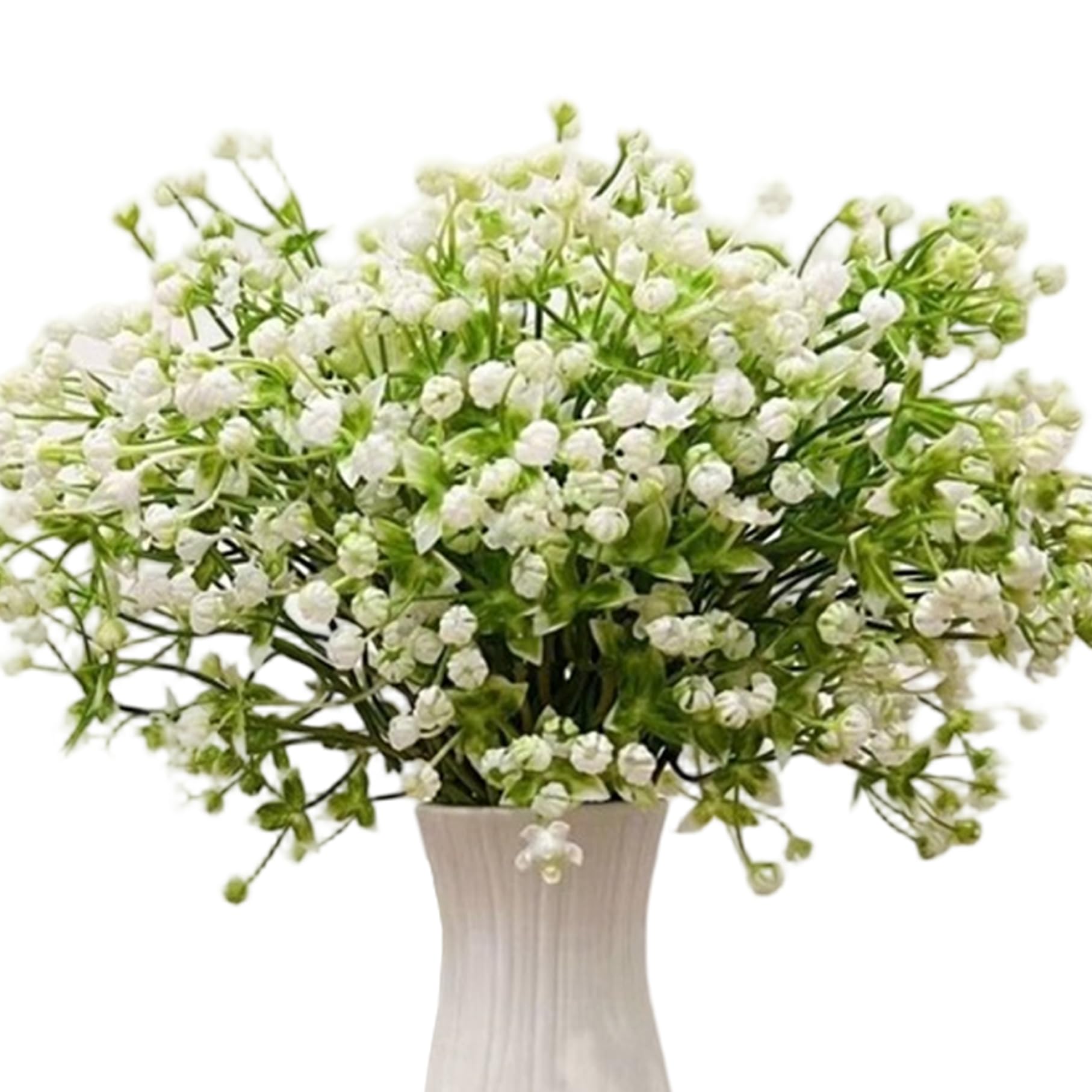 Souffle de bébé artificiel blanc en lot de 33 pièces pour vos bouquets floraux DIY