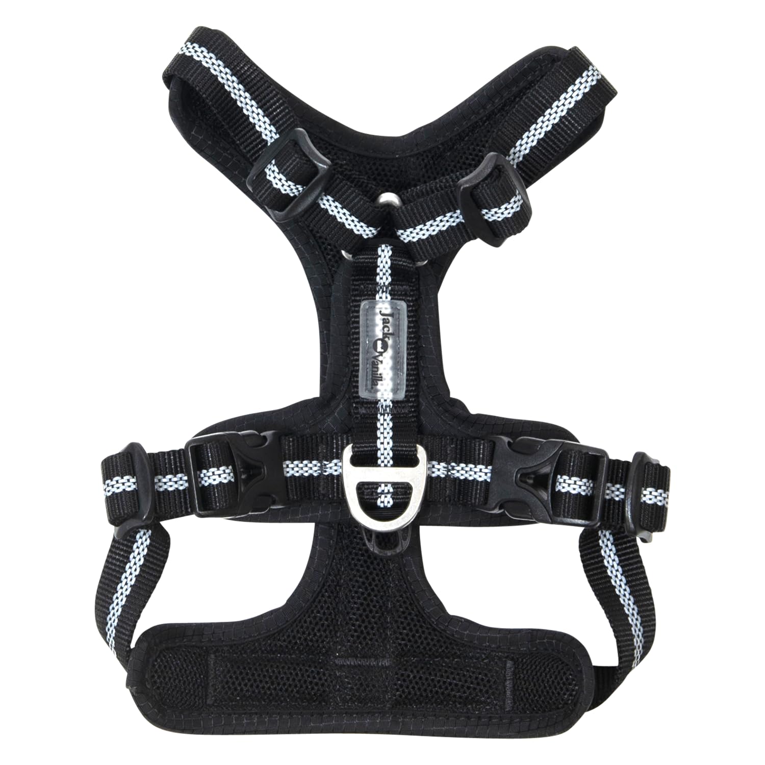 JACK AND VANILLA, Ergonomic Harness for Hiking and Expeditions, Easy Fit, Weather Resistant Materials, Modern Design, Size M, Black, Expedition Model