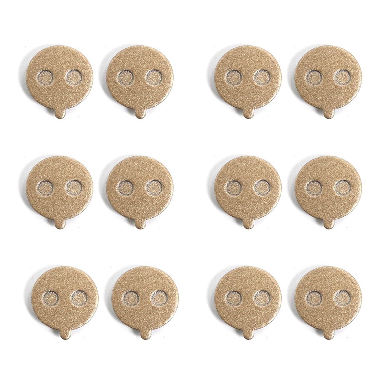 6 Paar Bremsbeläge, kompatibel mit Kugoo M4 Pro Elektroroller, Ersatzzubehör, zusammenklappbarer KickScooter-Bremssattel, Bremsscheiben-Bremsteile(Color:6pairs-01)