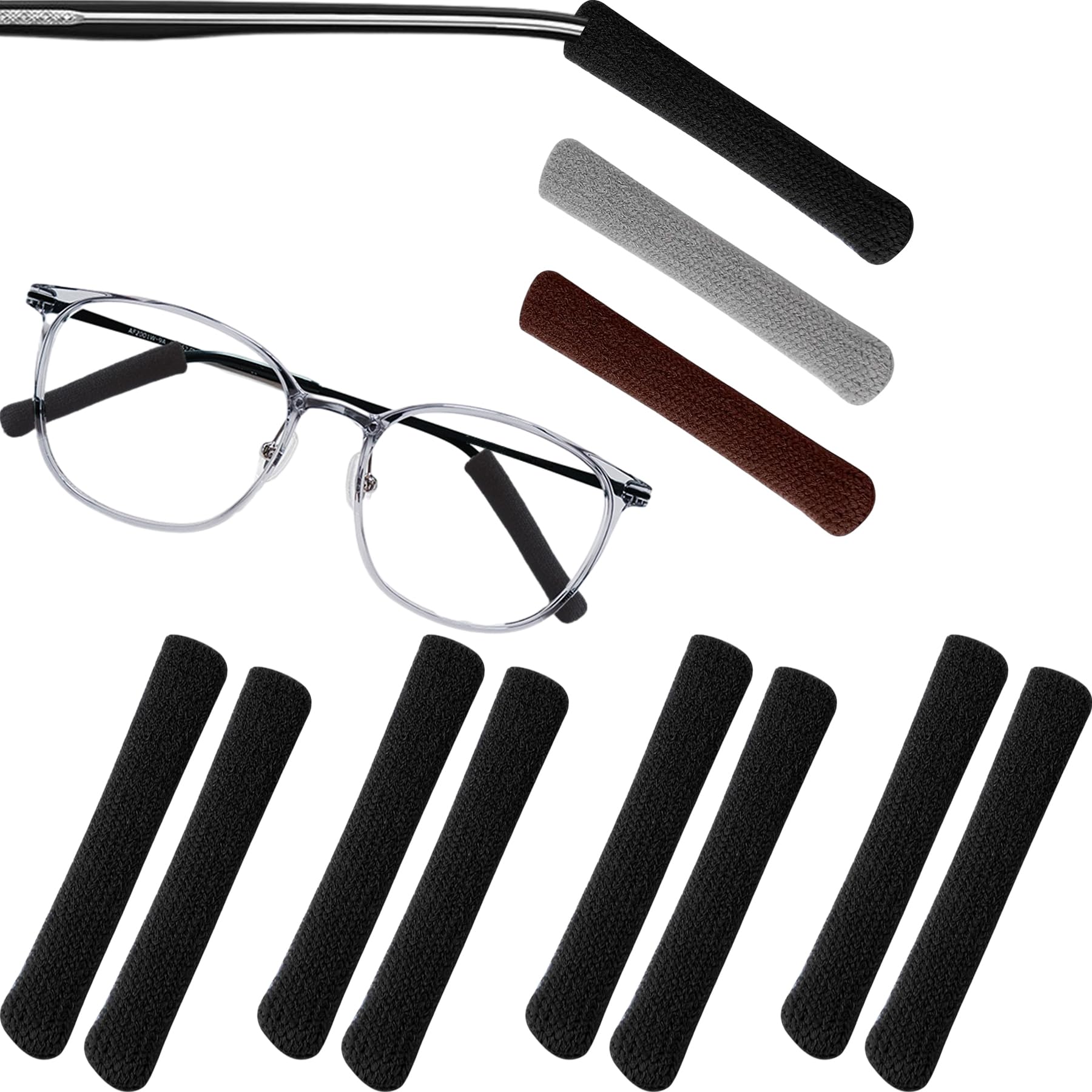 Glasses Ear Cushion,Eye Glasses Ear Grippers,EyeGlass Pads Cushion for Ears,Eyeglasses Ear Cushions For Pain