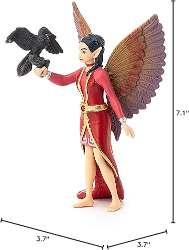 Miniatura 6 de Schleich bayala Película, princesa de hadas y el unicornio juguetes de personaje, Fairy Nuray con Raven Munyn, a partir de 5 años