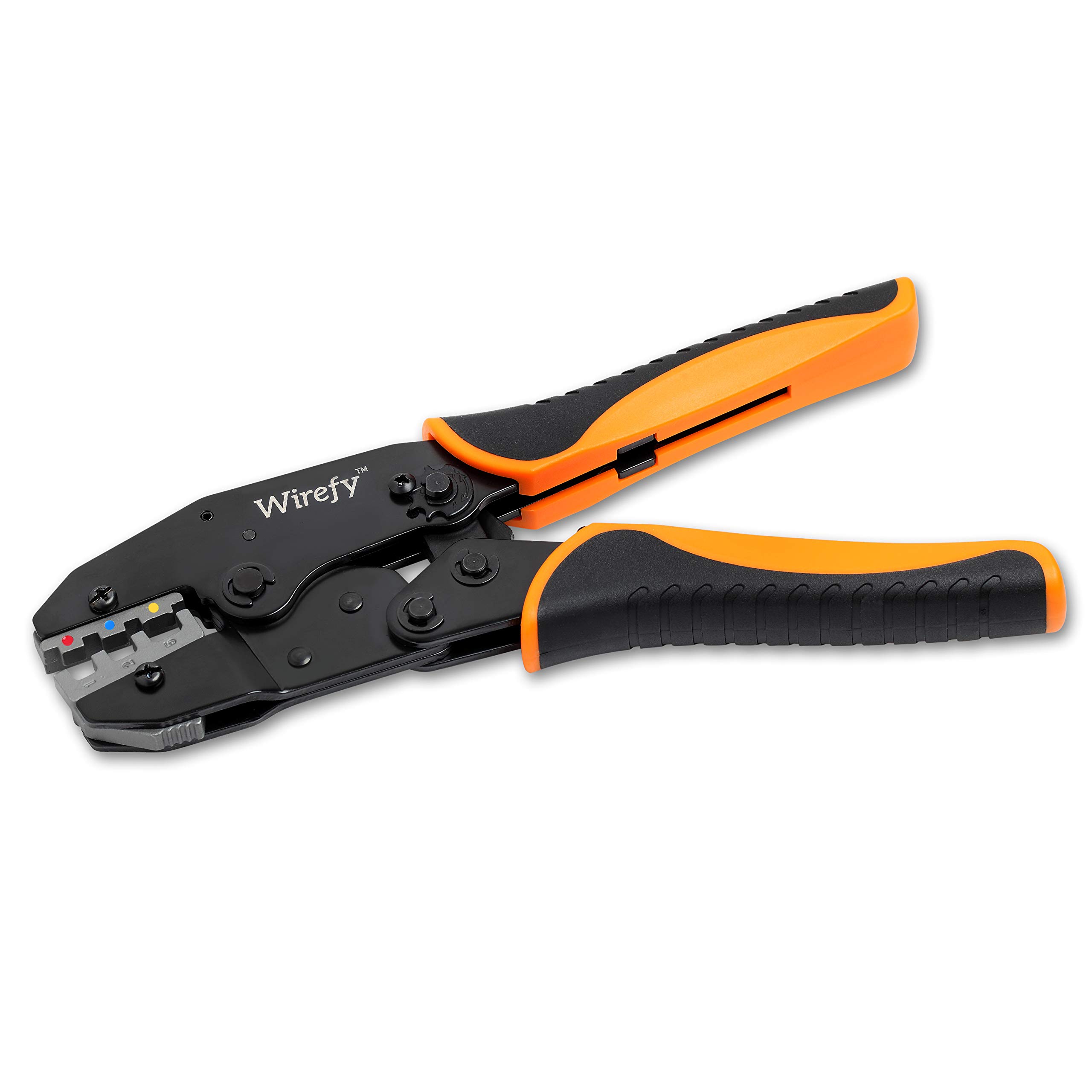 Crimping Tool For Heat Shrink Connectors - Ratcheting Wire Crimper