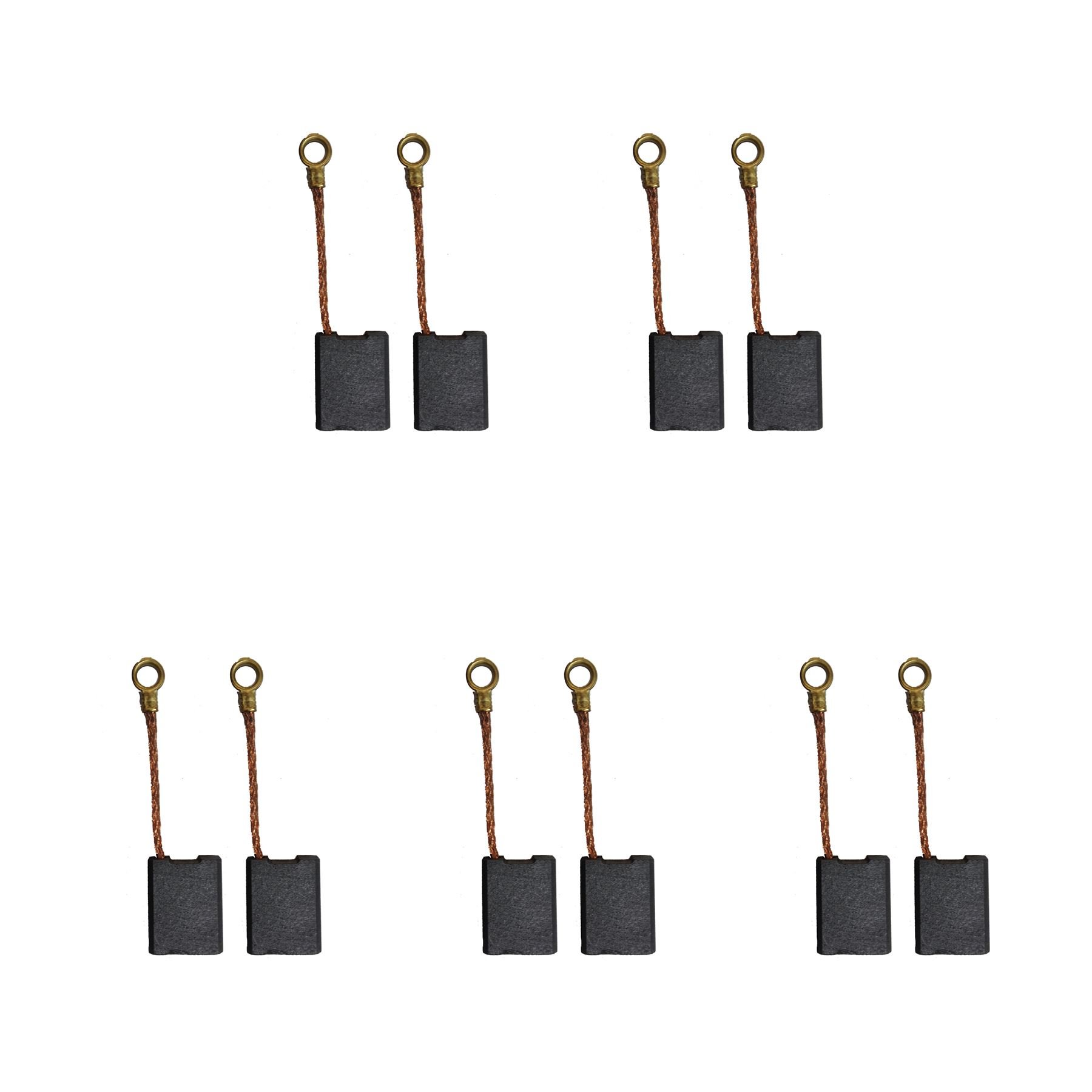 5 Sets of - 2x Carbon Brushes - 084 Grinder (Size - 8 X 14 X 18)