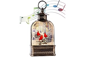 Cardinal Gifts Red Cardinal Snow Globe