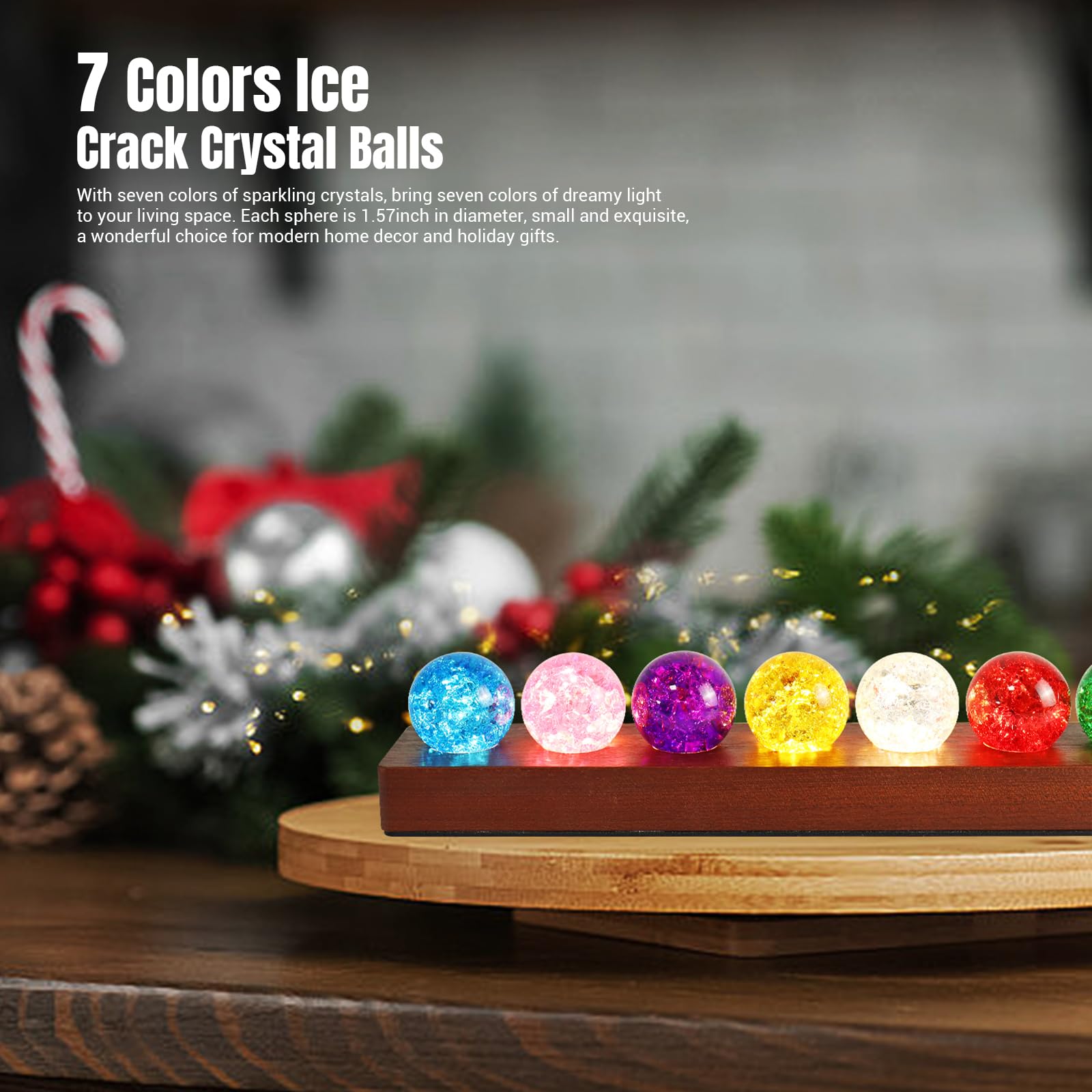 Amazon.com: LOSCHEN 7 Colors Ice Cracked Balls, Core Memories