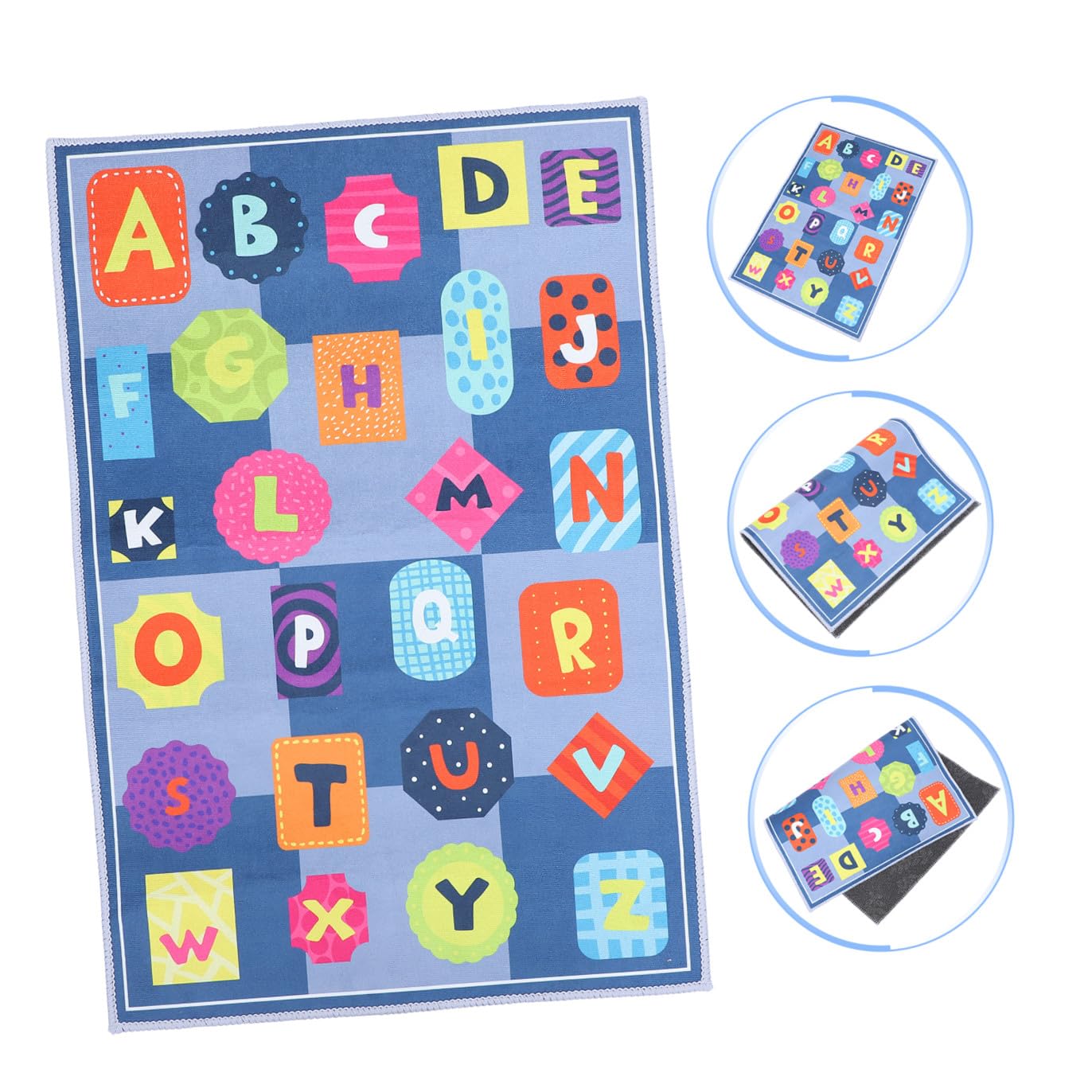 Spielteppich für Kinderzimmer und Spielzimmer, 1 Stück, Polyester