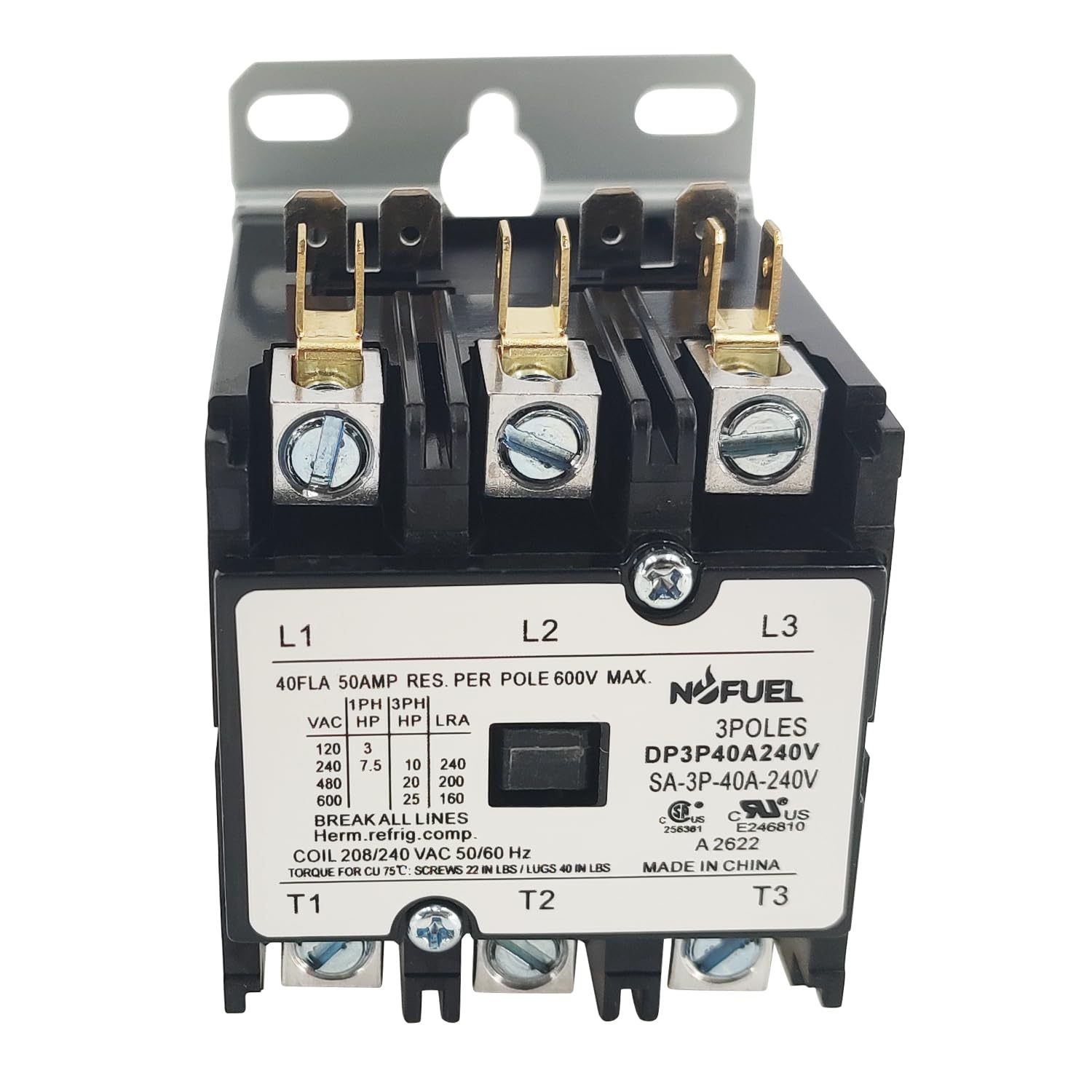 Contactor For Ac Unit Outdoor Westinghouse HVAC Contactor, 2 Pole, 40 ...