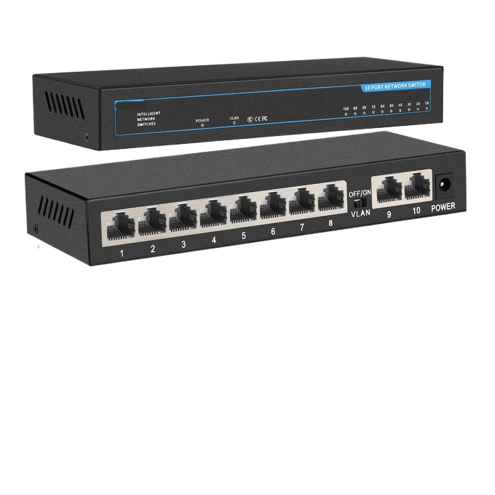 Commutateur Gigabit resoudre ralentissement internet switch reseau 10 ports Ethernet 1000Mbps 1010G