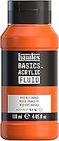 Vista 18 de Liquitex BASICS Pintura Acrílica Fluida, Botella de 118ml (4 oz), Tono Verde Hookers Permanente