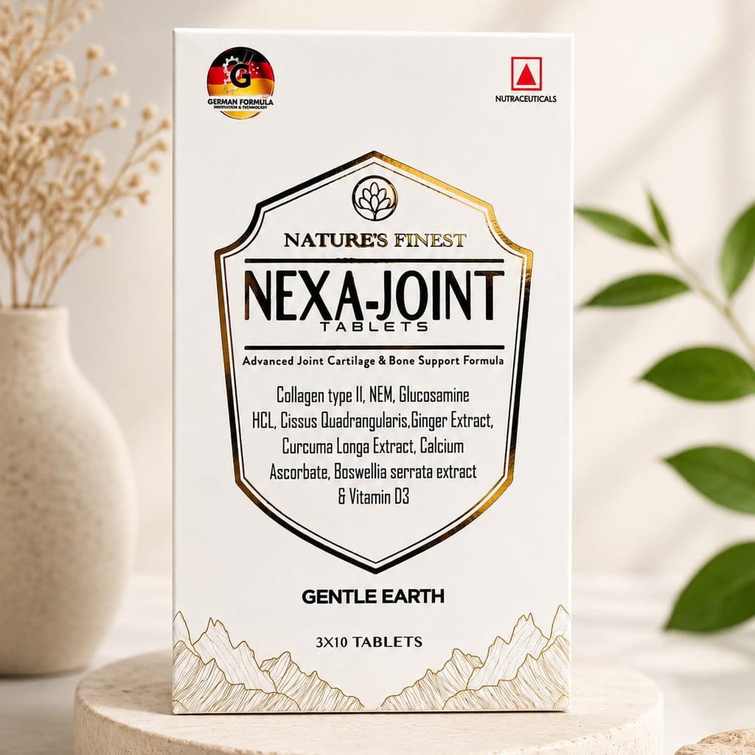 Nexa Joint -Joint Support Supplement| - Collagen Type-II,Glucosamine HCL,NEM,Curcuma Longa Extract,Cissus Quandragularis,Ginger Extract,Vitamin D3,Boswelia Serrata Extract (835mg) | Supports Joint Comfort, Flexibility & Mobility (120)-image-18