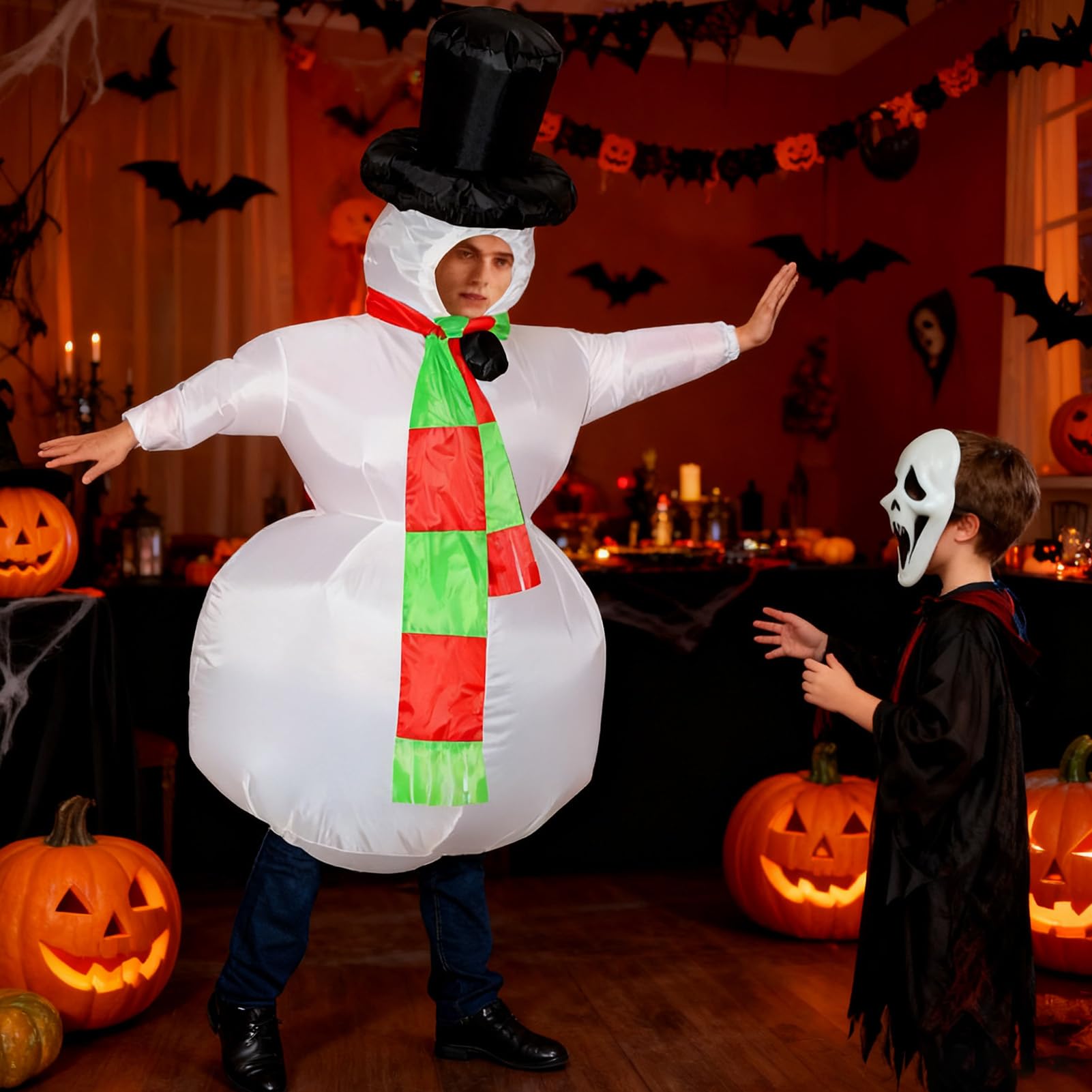 Costume Da Pupazzo Di Neve Gonfiabile Vestiti Gonfiabili Per Natale