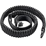 VVAAGG Two-Point Paracord Rifle Sling with Swivels, Non-Slip Paracord Gun Sling Quick Adjustable Length Shotgun Strap for Hunting